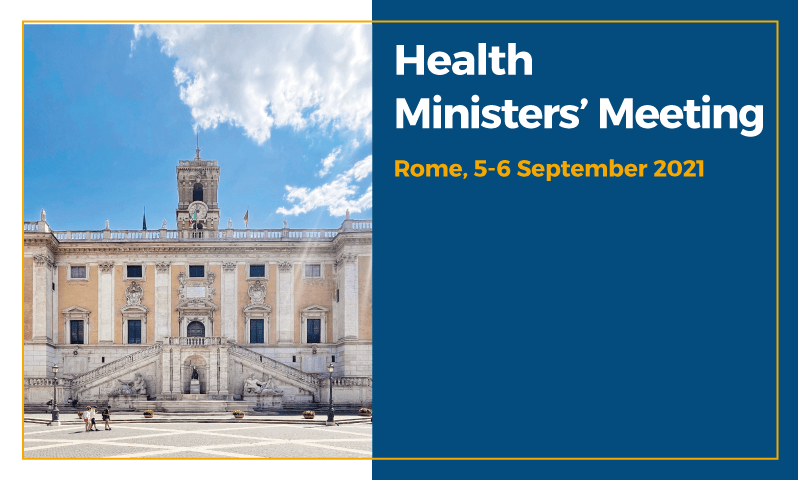 Rome will host the G20 Ministers’ Meeting devoted to health topics
